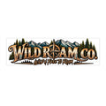 Wild & Free To Roam Bumper Sticker — Retro Adventure Van Decal
