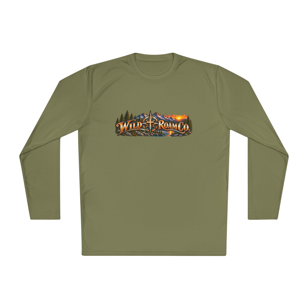 Men's Wild Roam Co. Faith Logo Scene Long Sleeve Tee