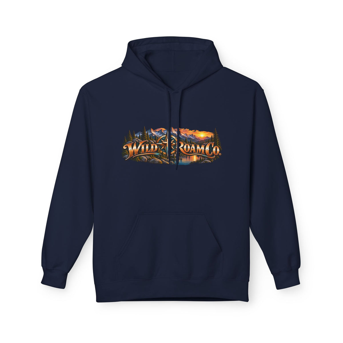 Men's Christian Nature Hoodie — “Be Still and Know That I Am God” Scenic Sweatshirt