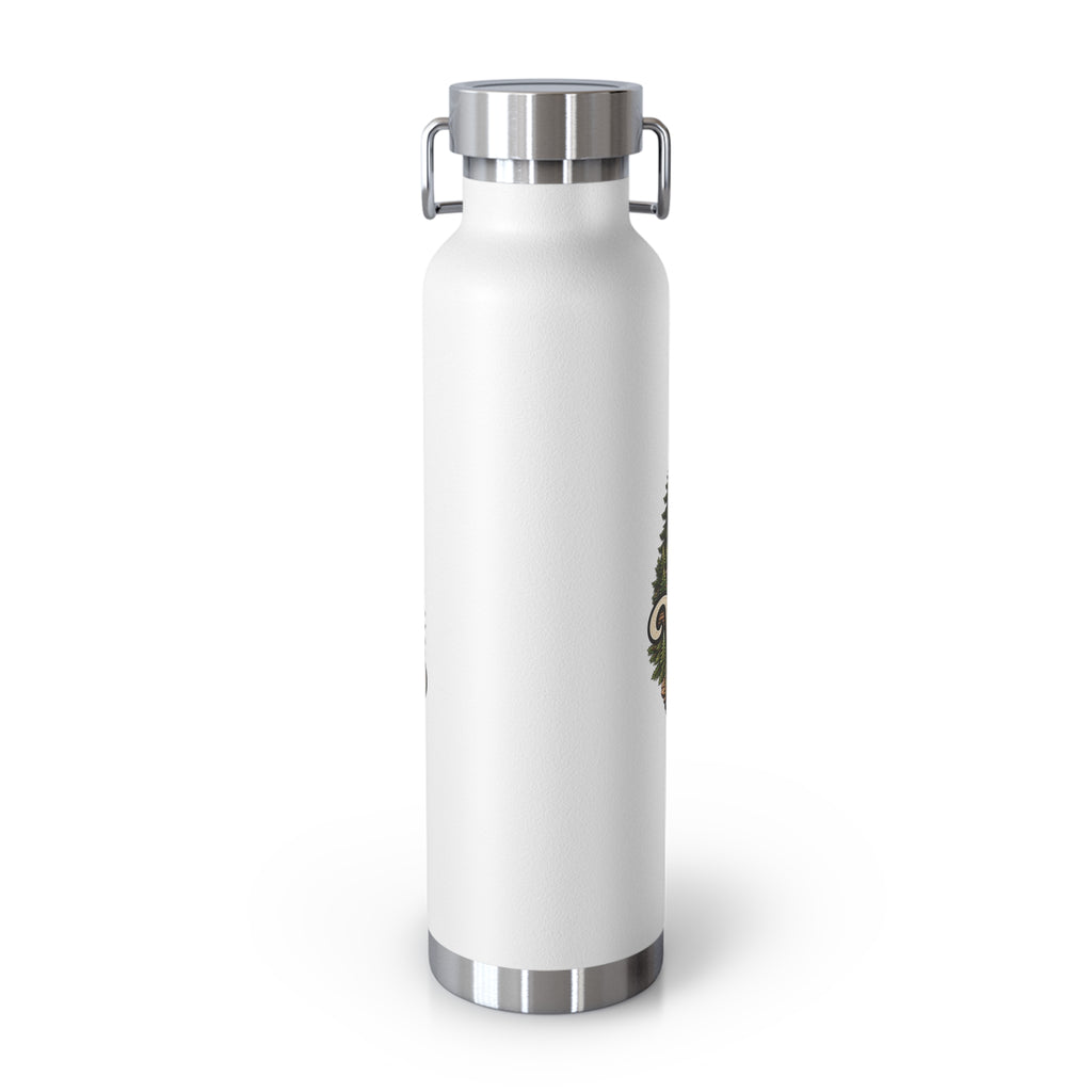 Wild & Free Camping Water Bottle — 22oz Copper Insulated Travel Flask