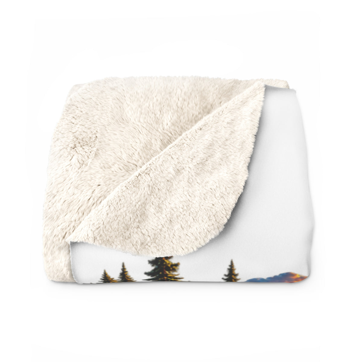 Sherpa Blanket — WildRoam Co. Kayak Sunset Scenic Fleece Throw