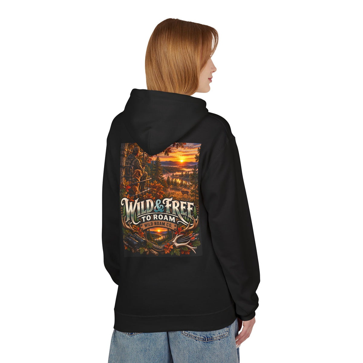 Wild Roam Co Hoodie-Deer Stand Adventure