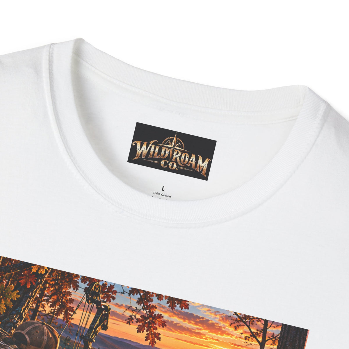 Wild & Free to Roam T-Shirt — Scenic Wilderness Sunset Adventure Tee