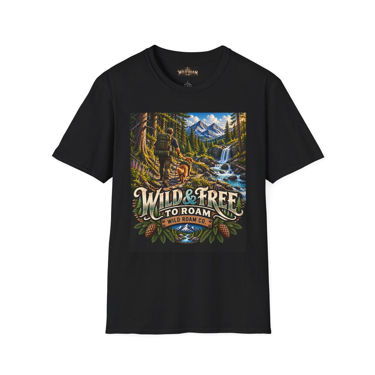 Wild & Free To Roam Men's Hiking T-Shirt