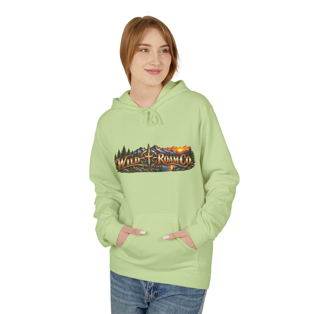 Hoodie - "Wild & Free to Roam" Ocean Angler Adventure Pullover