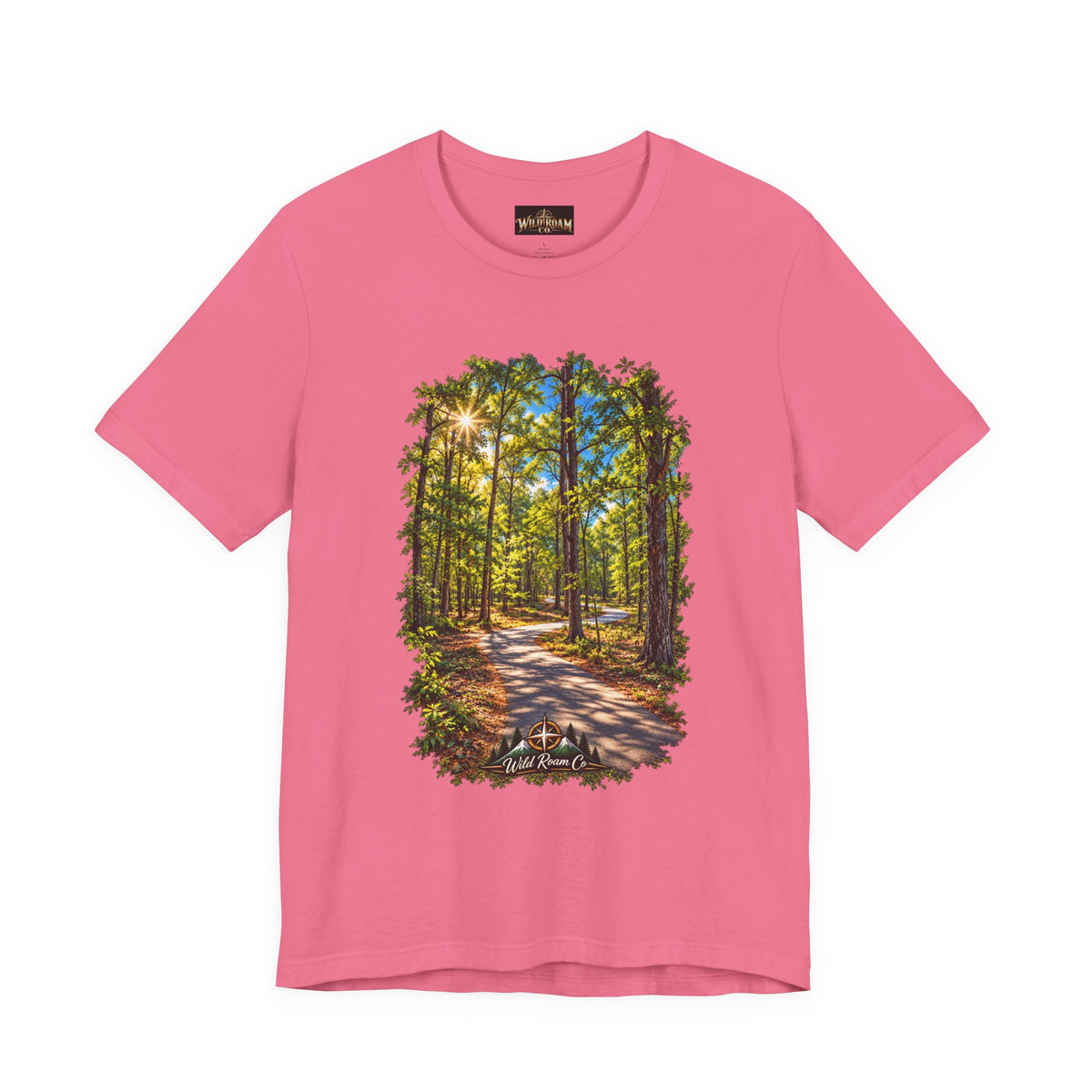 Wild Roam Co Unisex Tee-Psalms 119:105 Nature Path