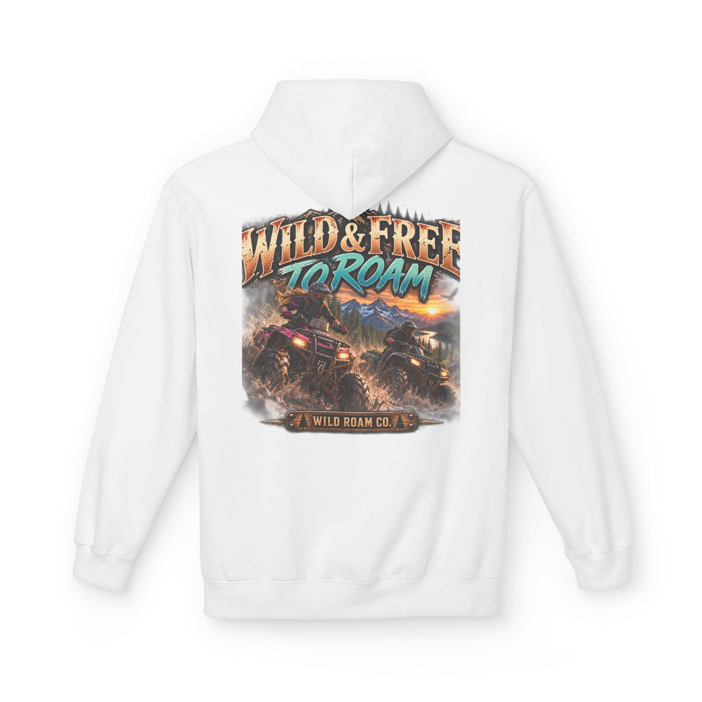 Wild & Free to Roam Hoodie — Off‑Road Adventure Graphic Hoodie