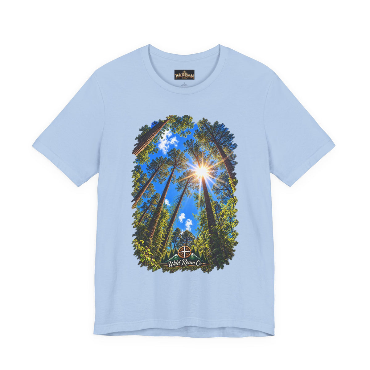 Wild Roam Co. Unisex Tee--Psalms 121:2 Sunny Trees