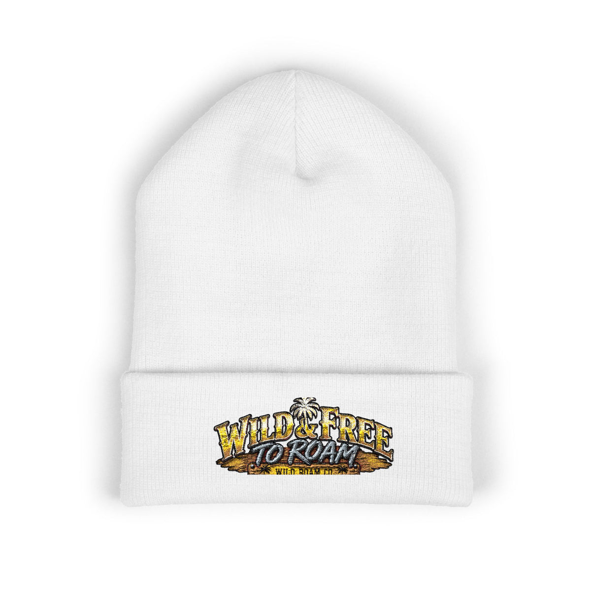 Wild & Free To Roam Embroidered Beanie