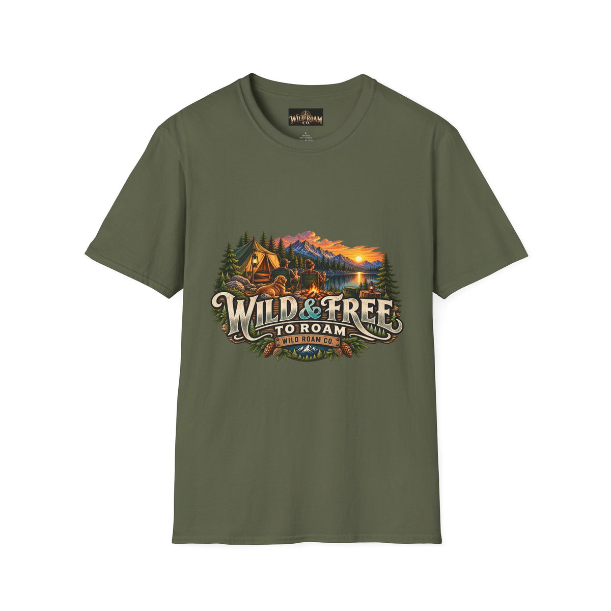 Wild & Free to Roam Camping T-Shirt