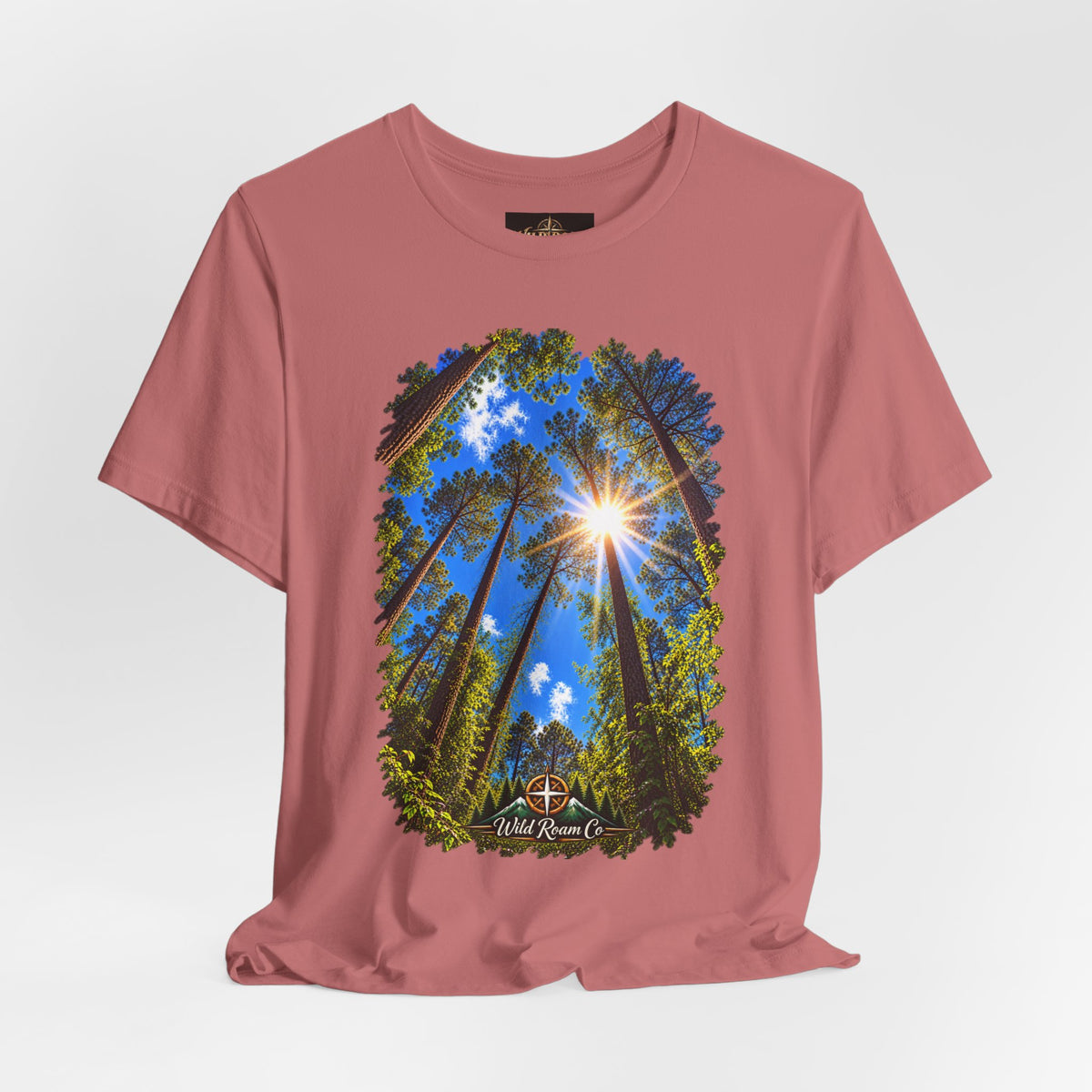 Wild Roam Co. Unisex Tee--Psalms 121:2 Sunny Trees