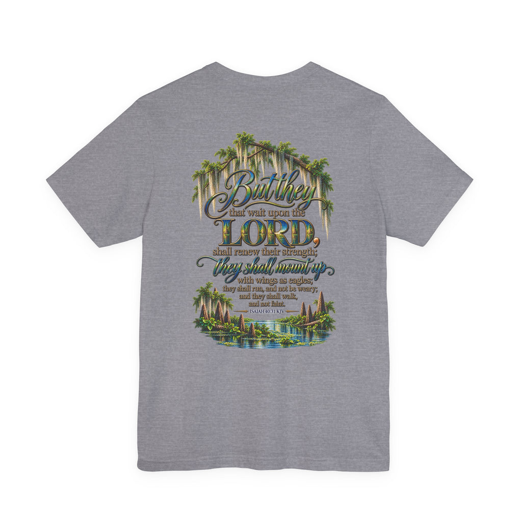 Wild Roam Co Unisex Tee-- Isaiah 40:31 Bayou Bird