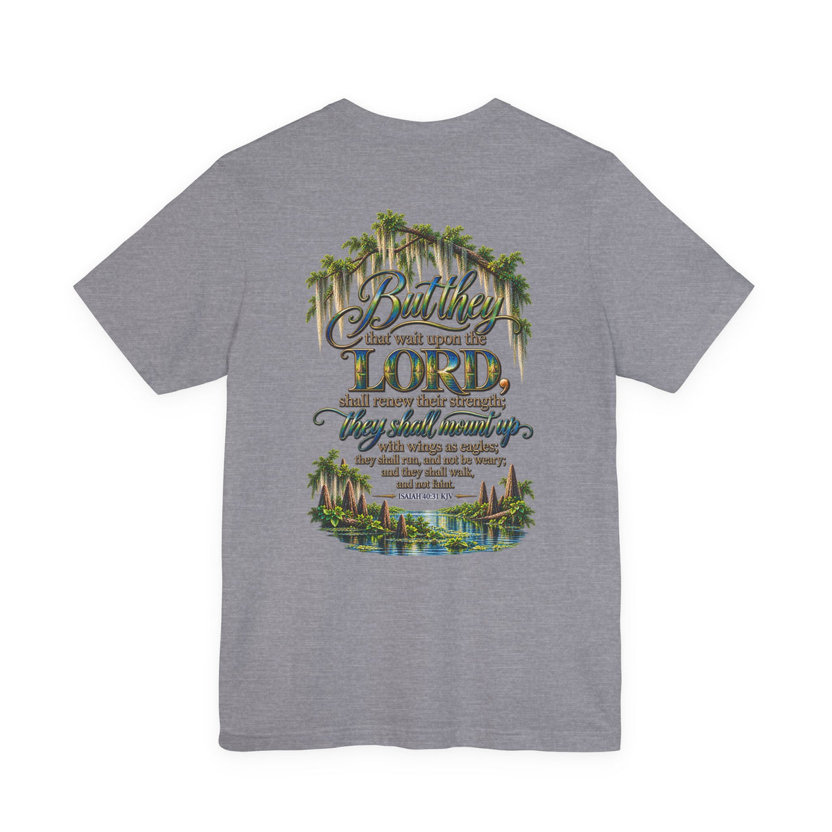 Wild Roam Co Unisex Tee-- Isaiah 40:31 Bayou Bird