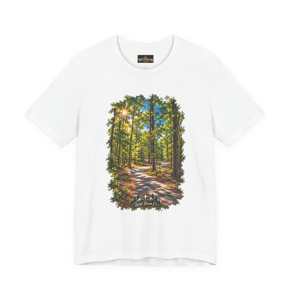 Wild Roam Co Unisex Tee-Psalms 119:105 Nature Path