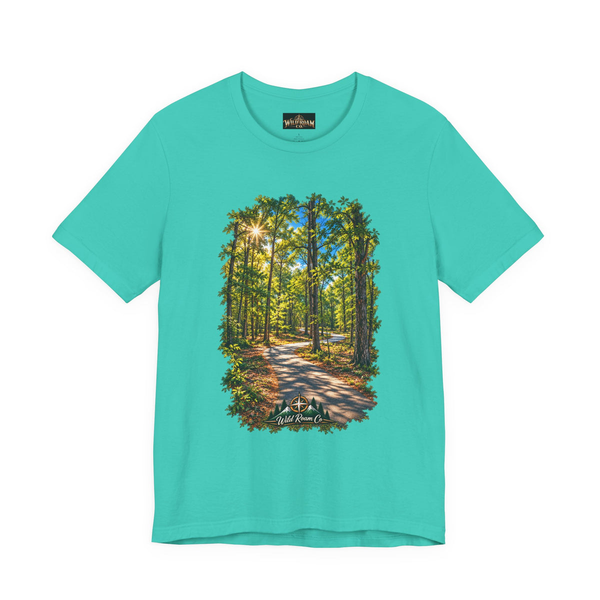Wild Roam Co Unisex Tee-Psalms 119:105 Nature Path