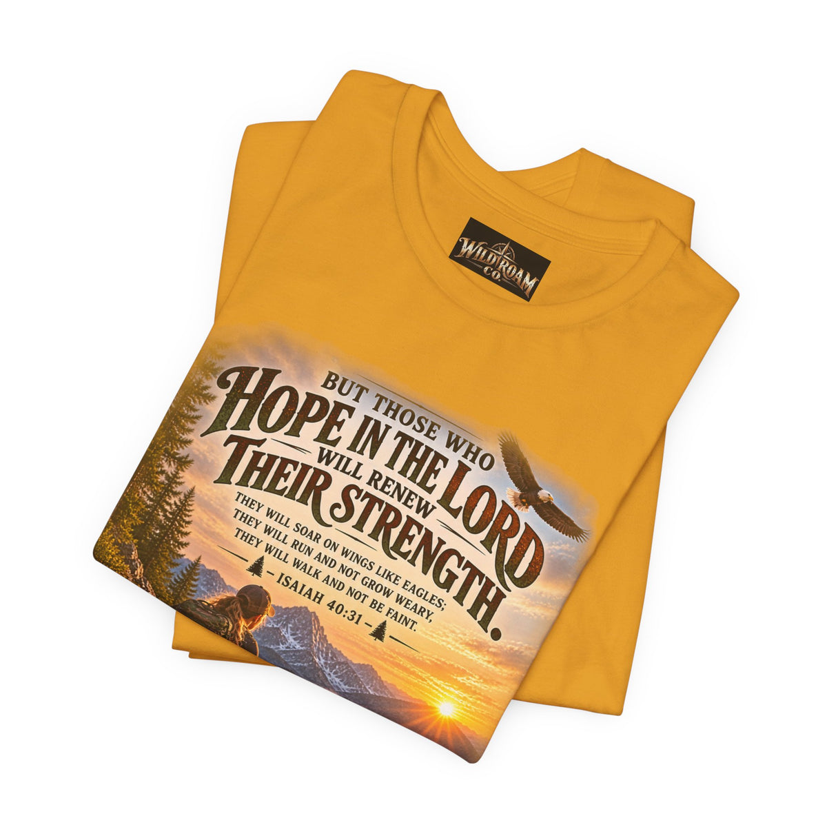 Women's Hope in the Lord T-Shirt — Isaiah 40:31 Christian Faith Tee