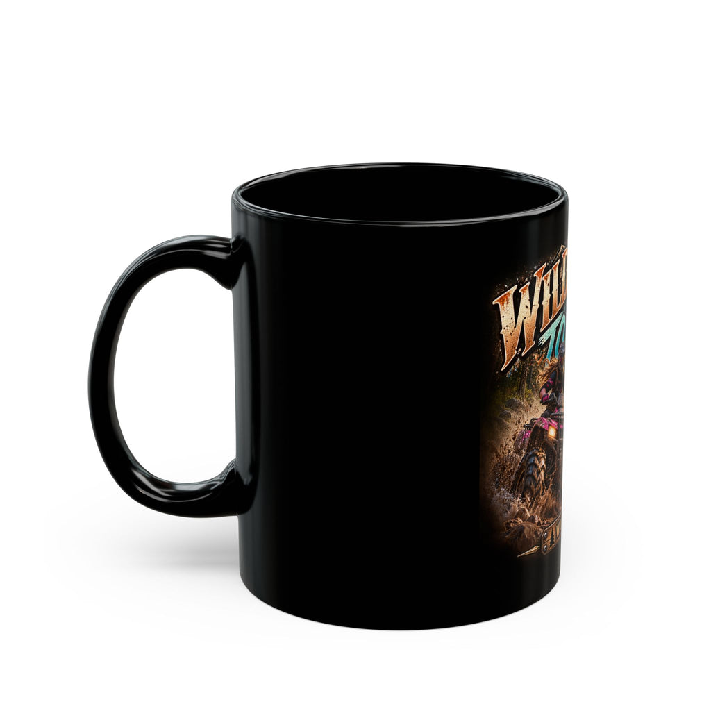 Wild & Free To Roam Black Mug — ATV Adventure Coffee Cup (11oz/15oz)