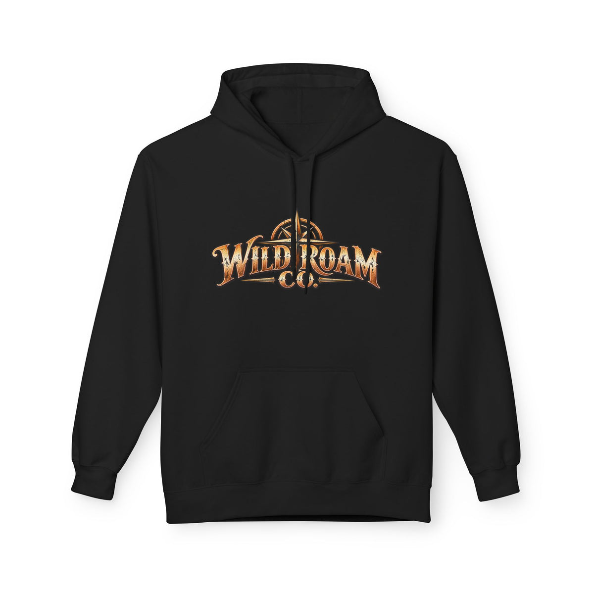 Wild Roam Co Hoodie — "Wild & Free to Roam" Camping Adventure Pullover