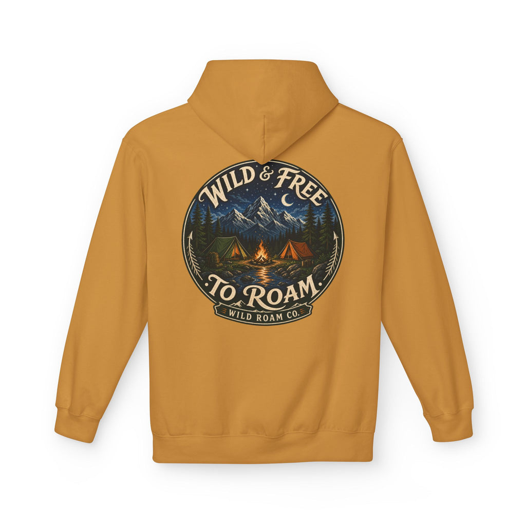 Wild & Free Hoodie — Wild Roam Co Camping Adventure Pullover