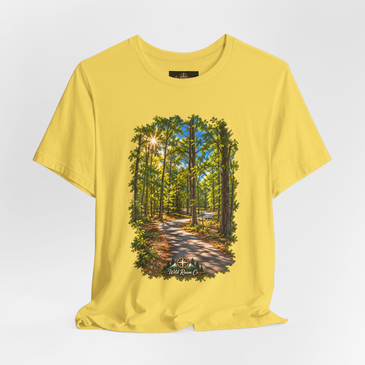 Wild Roam Co Unisex Tee-Psalms 119:105 Nature Path