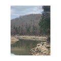 Still Waters, Rugged Shores – Original Nature Photography Canvas | Wild Roam Co.