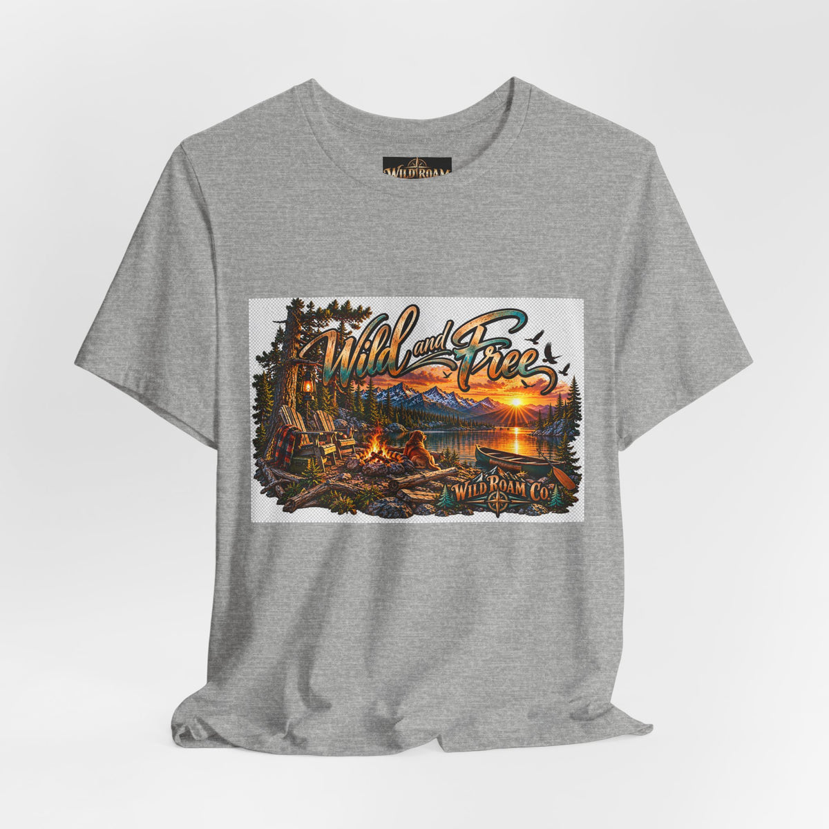 Wild & Free Campfire Sunset Tee