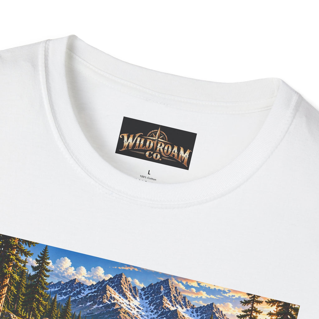 Wild & Free To Roam T-Shirt — Vintage Mountain Nature Graphic Tee
