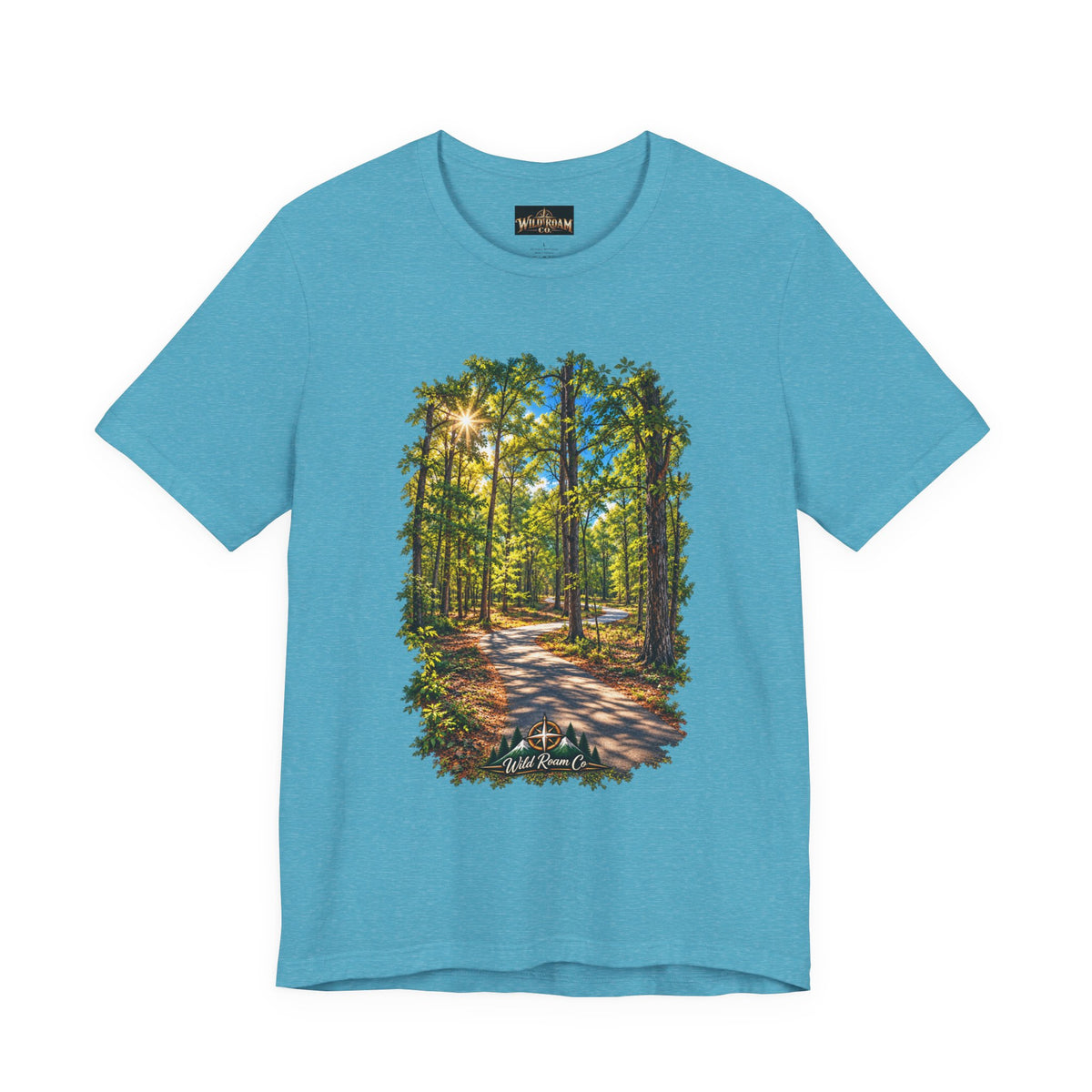 Wild Roam Co Unisex Tee-Psalms 119:105 Nature Path