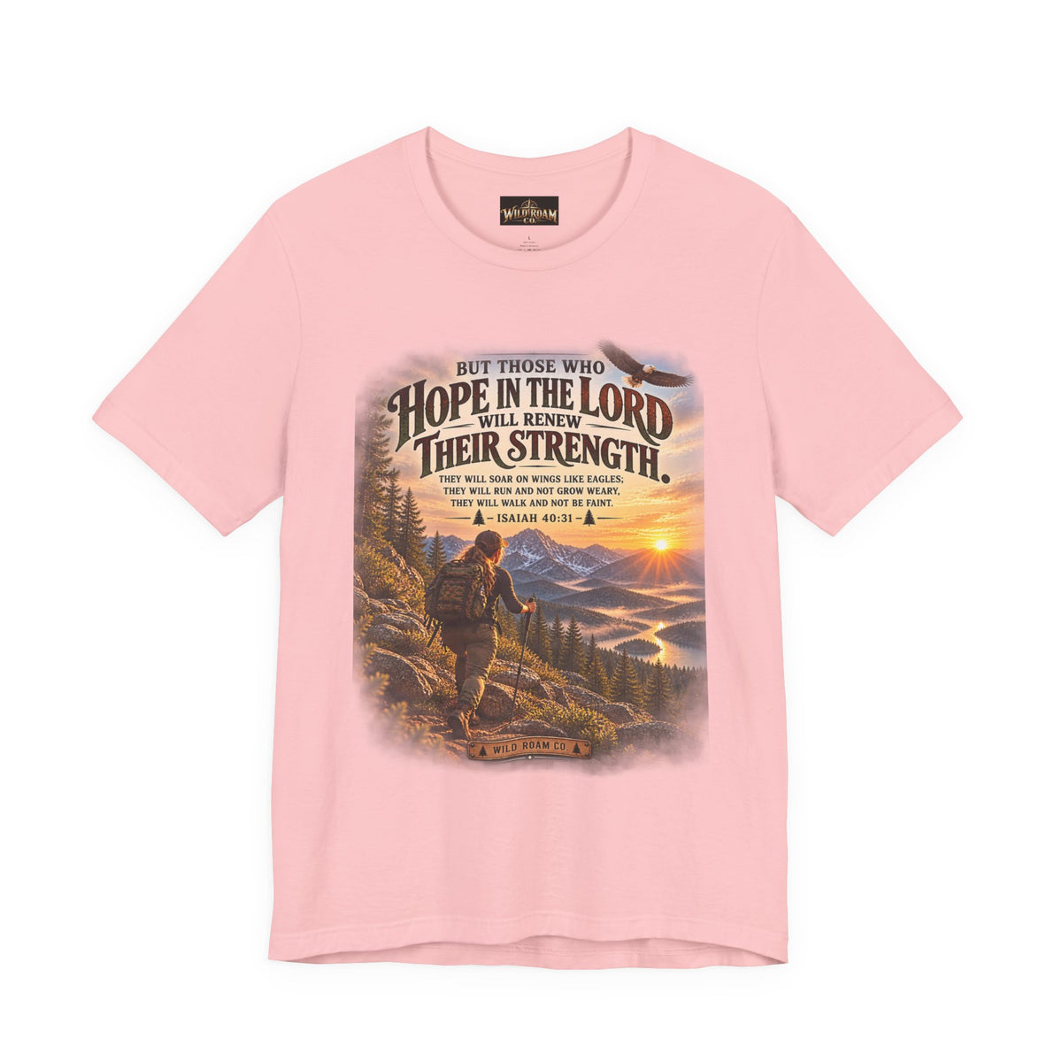 Women's Hope in the Lord T-Shirt — Isaiah 40:31 Christian Faith Tee