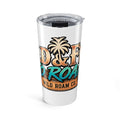20oz Adventure Tumbler — "Wild & Free to Roam" Mountain Travel Cup