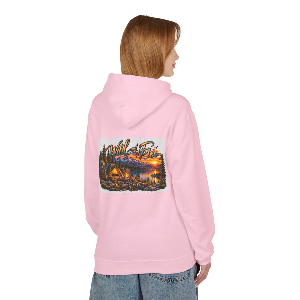 Wild Roam Co— "Wild & Free to Roam" Camping Graphic Hoodie