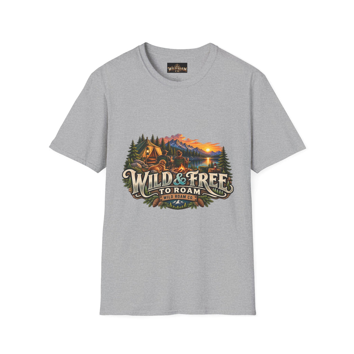 Wild & Free to Roam Camping T-Shirt