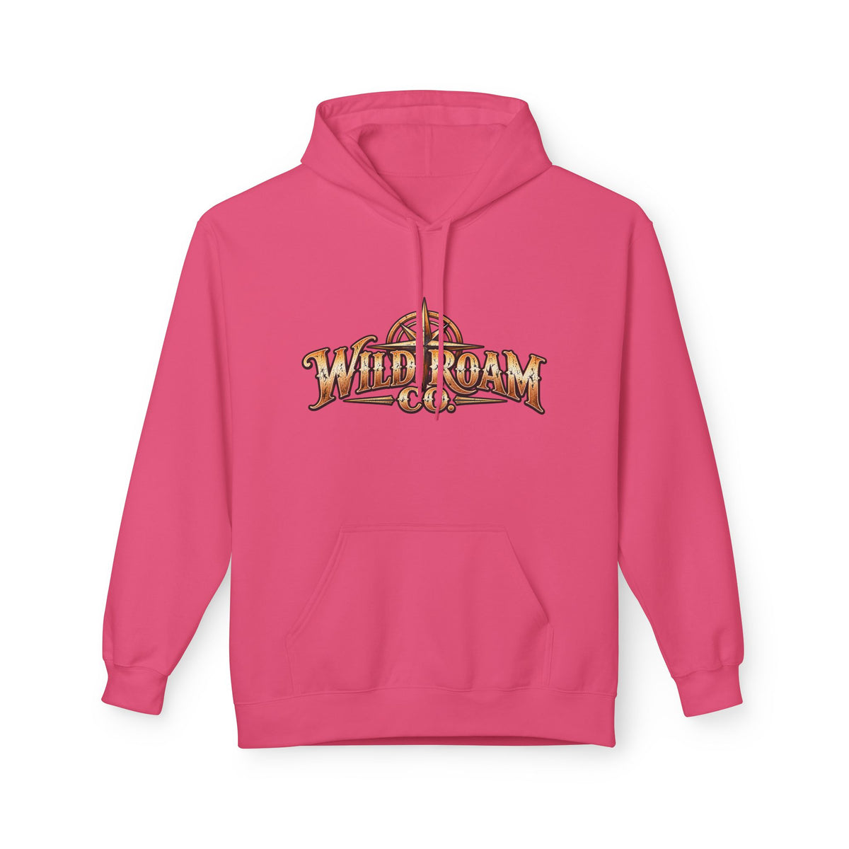 Wild Roam Co Hoodie — "Wild & Free to Roam" Camping Adventure Pullover