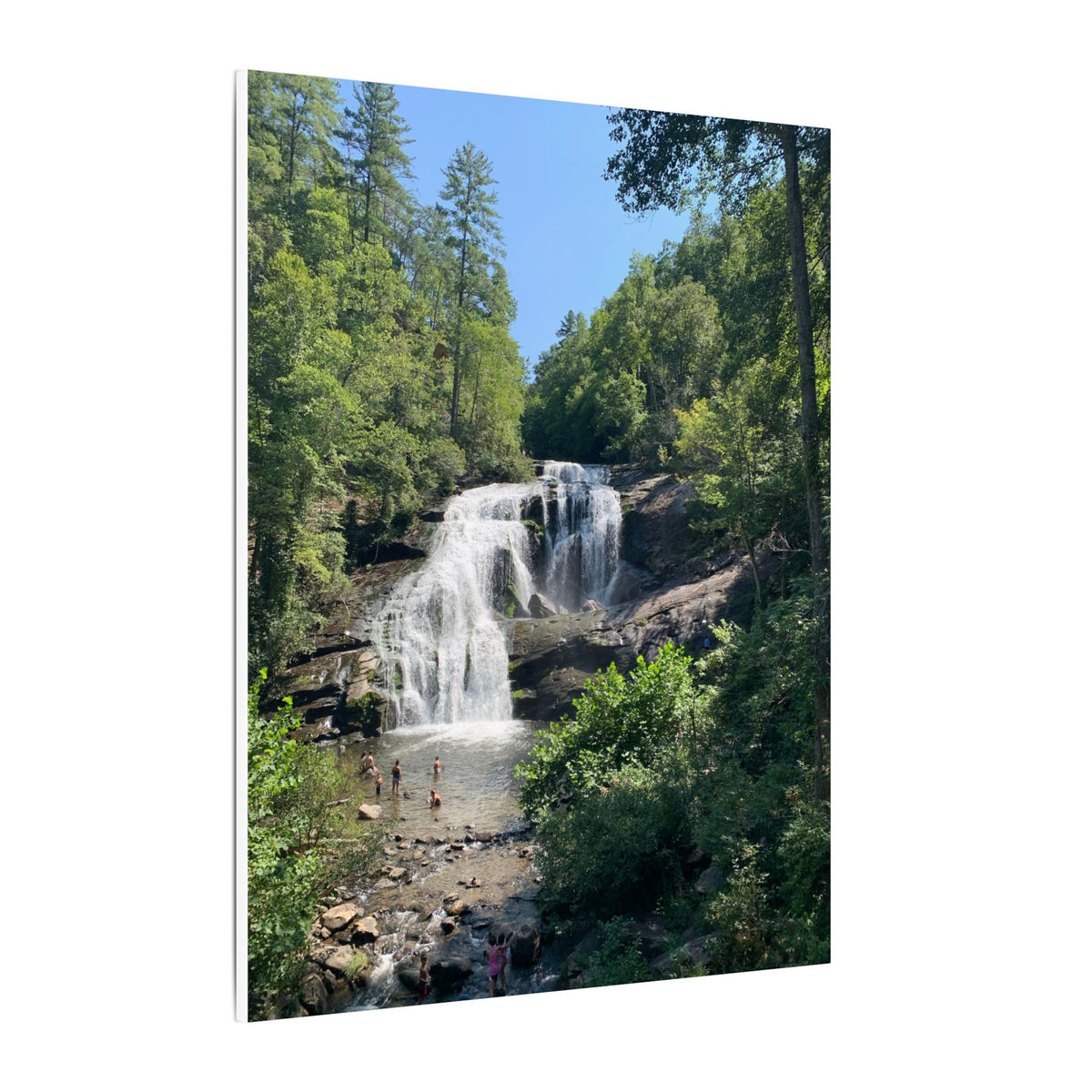 Where the Waters Fall – Original Nature Photography Canvas | Wild Roam Co.