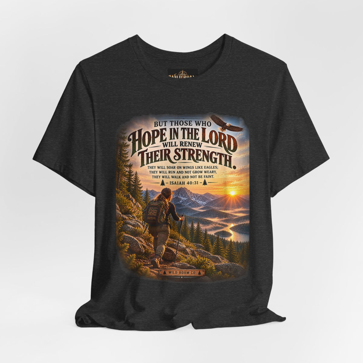 Women's Hope in the Lord T-Shirt — Isaiah 40:31 Christian Faith Tee