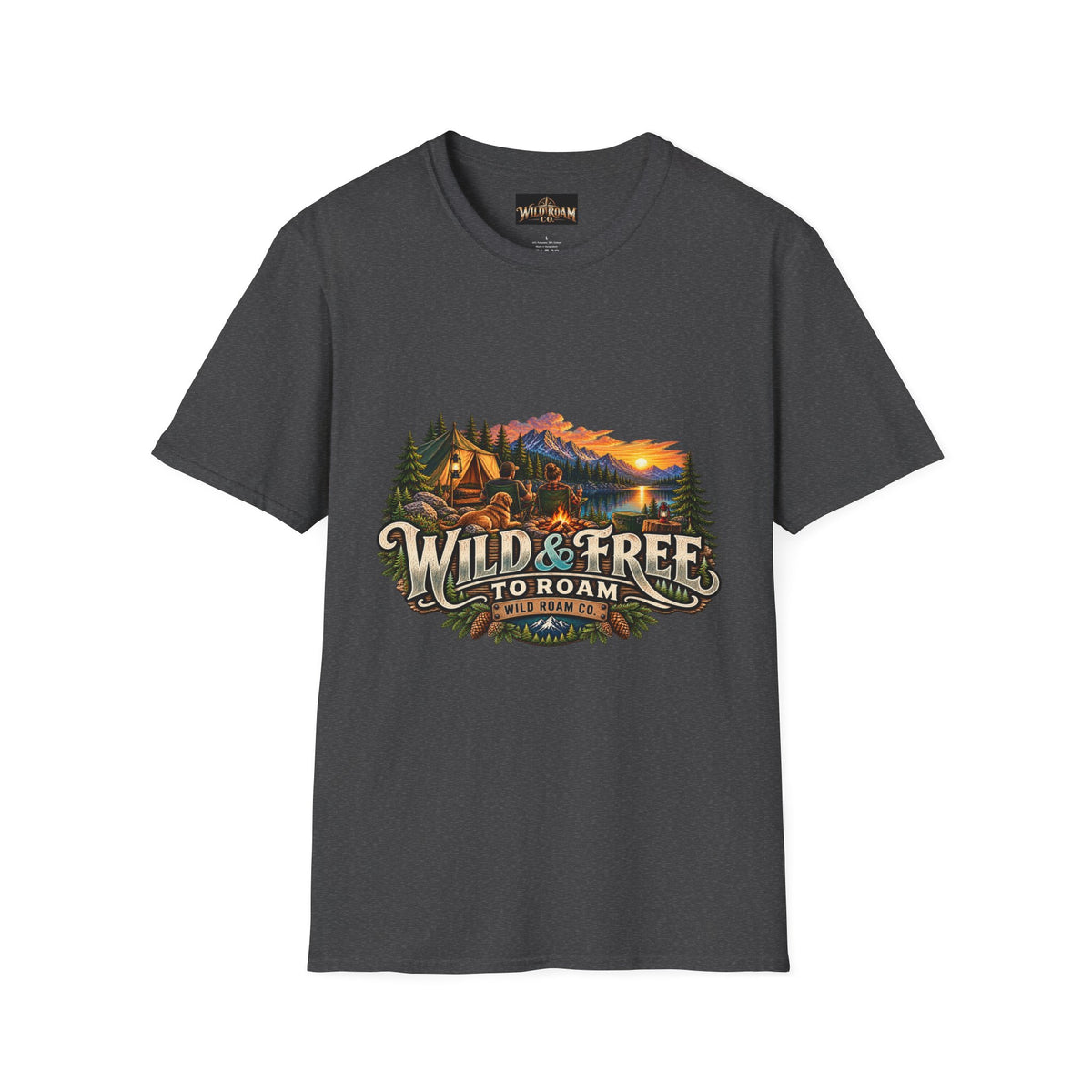 Wild & Free to Roam Camping T-Shirt