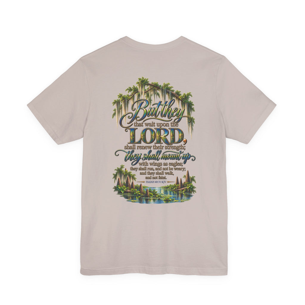 Wild Roam Co Unisex Tee-- Isaiah 40:31 Bayou Bird