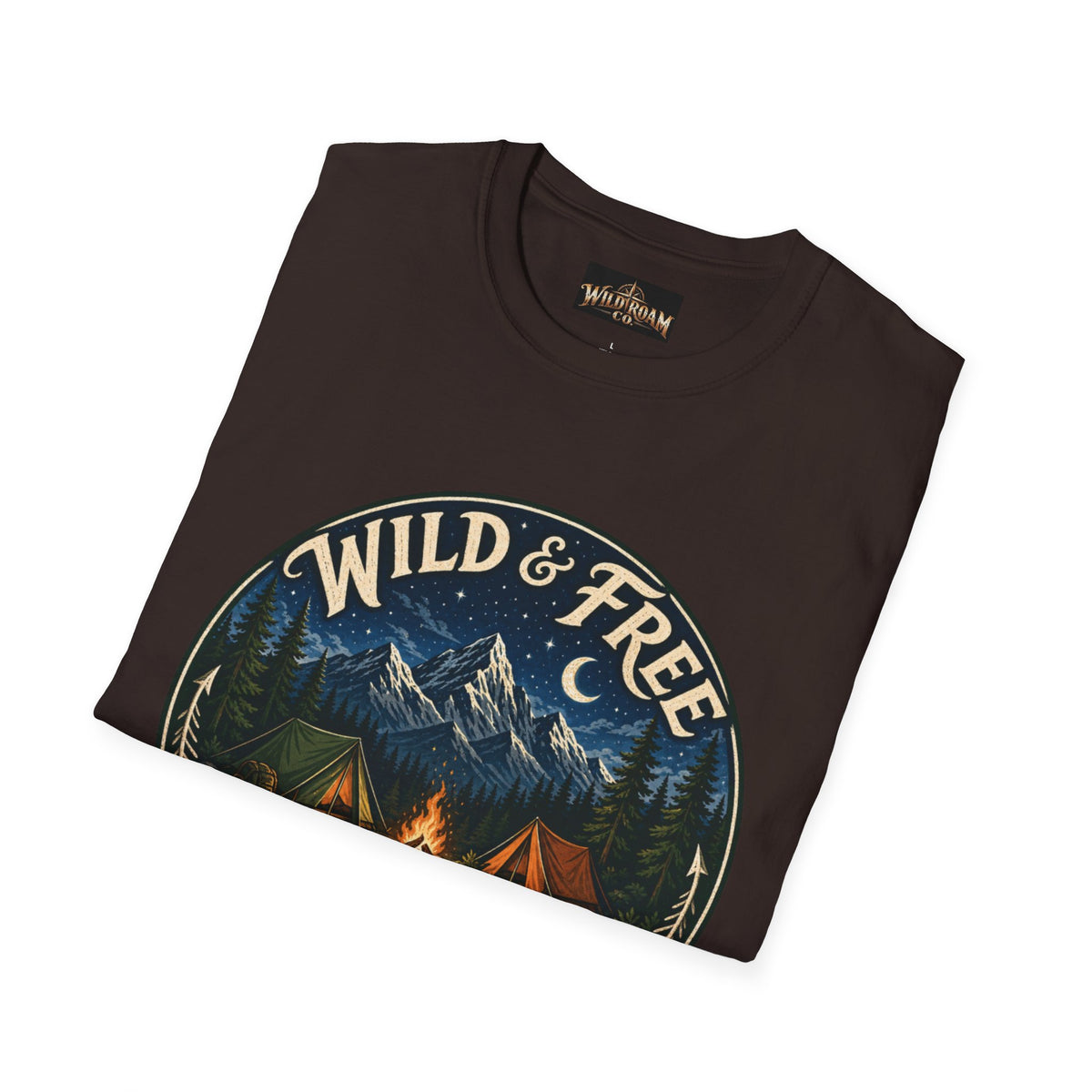 Wild & Free To Roam Camping T-Shirt