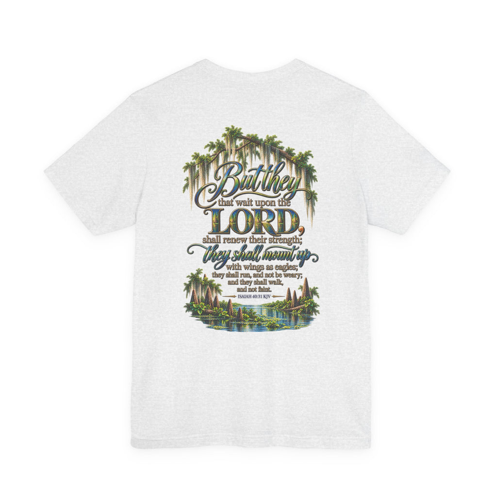 Wild Roam Co Unisex Tee-- Isaiah 40:31 Bayou Bird