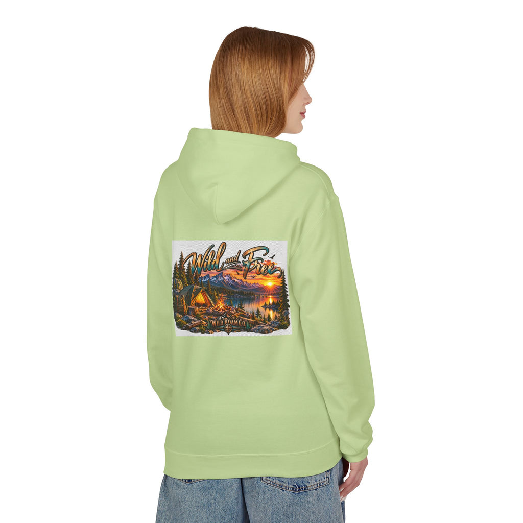 Wild Roam Co— "Wild & Free to Roam" Camping Graphic Hoodie