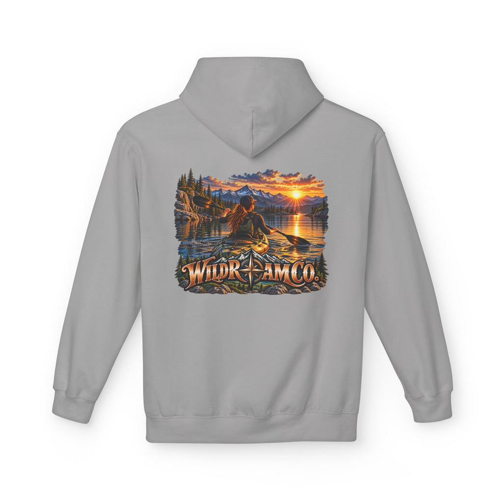 Wild Roam Co. Women's Sunset Kayak Hoodie — Outdoor Adventure Pullover