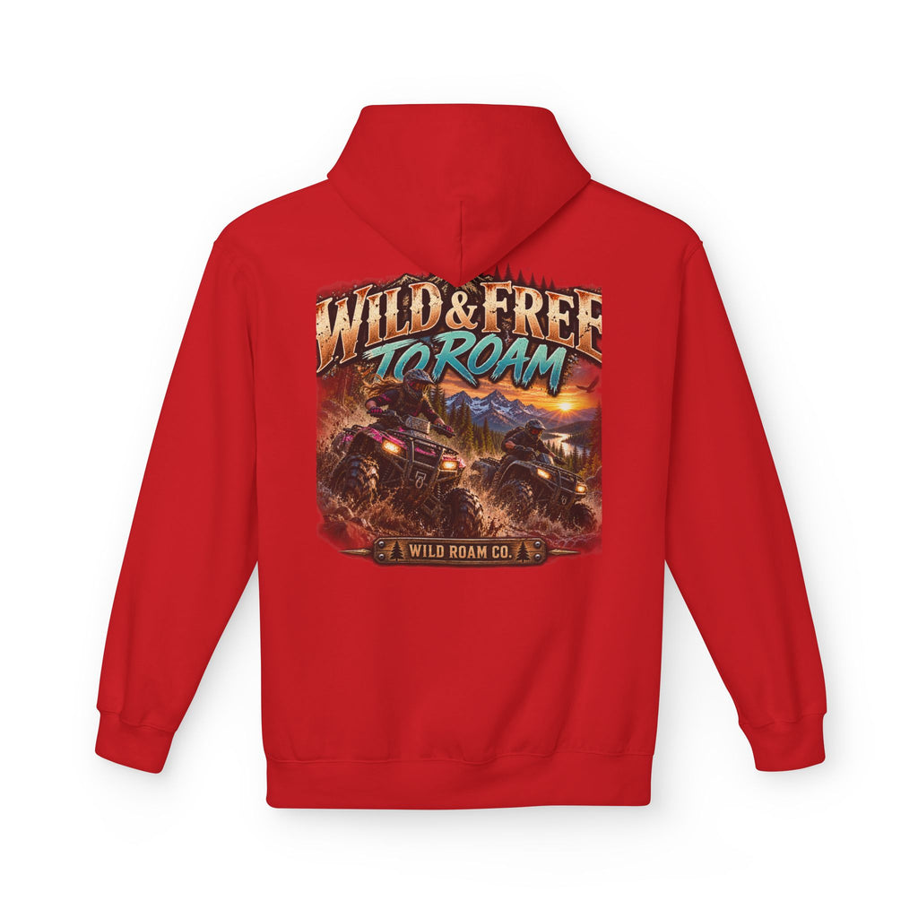 Wild & Free to Roam Hoodie — Off‑Road Adventure Graphic Hoodie