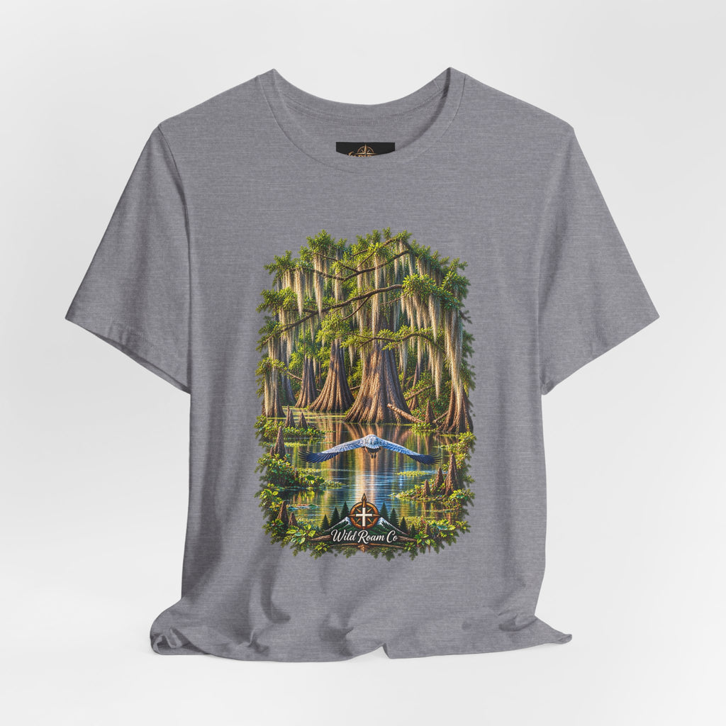 Wild Roam Co Unisex Tee-- Isaiah 40:31 Bayou Bird