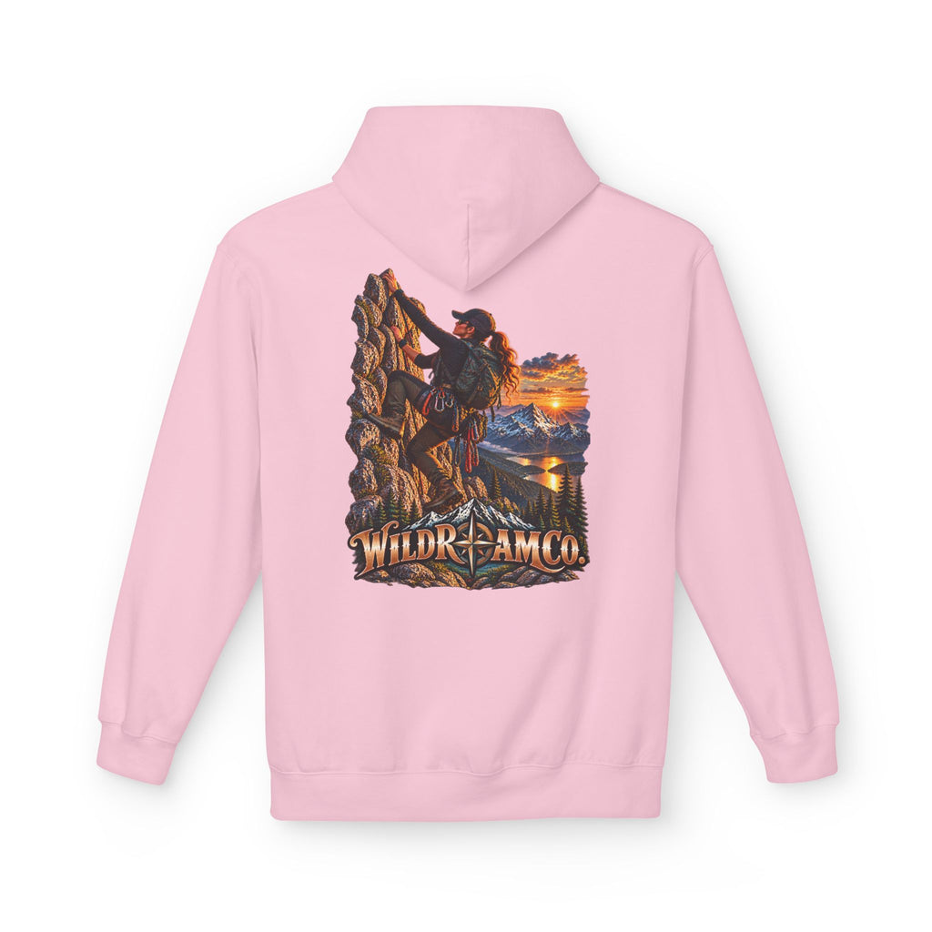 Women's Wild Roam Co. Climber Hoodie — Outdoor Adventure Graphic Pullover