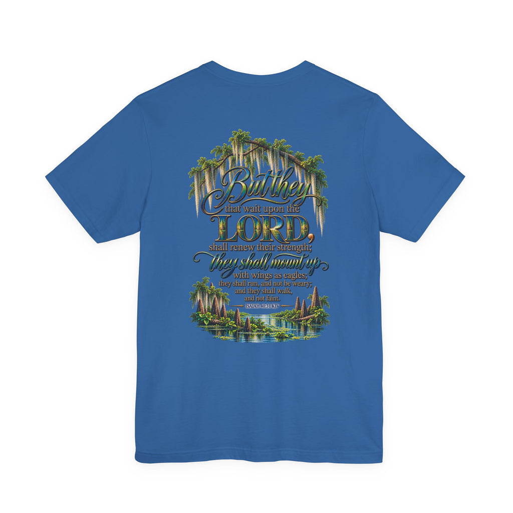 Wild Roam Co Unisex Tee-- Isaiah 40:31 Bayou Bird