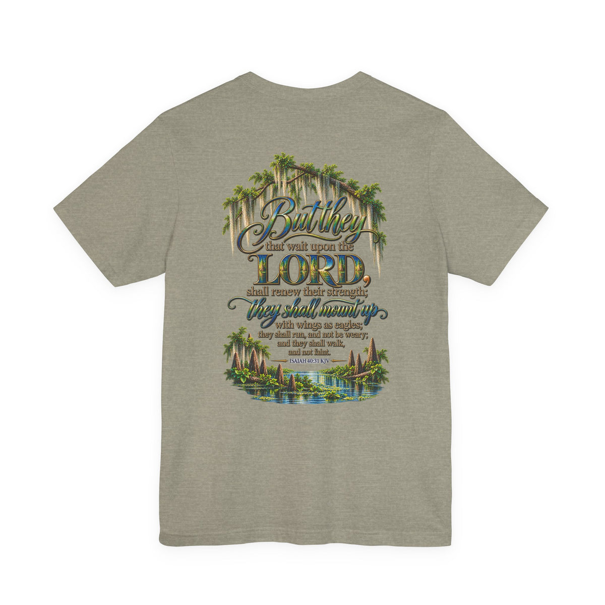 Wild Roam Co Unisex Tee-- Isaiah 40:31 Bayou Bird