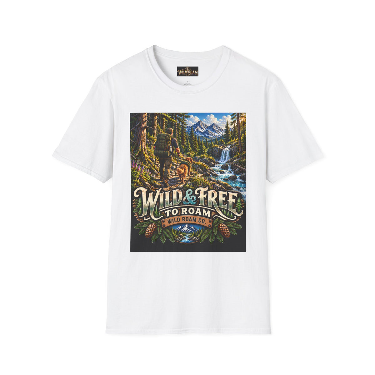 Wild & Free To Roam Men's Hiking T-Shirt