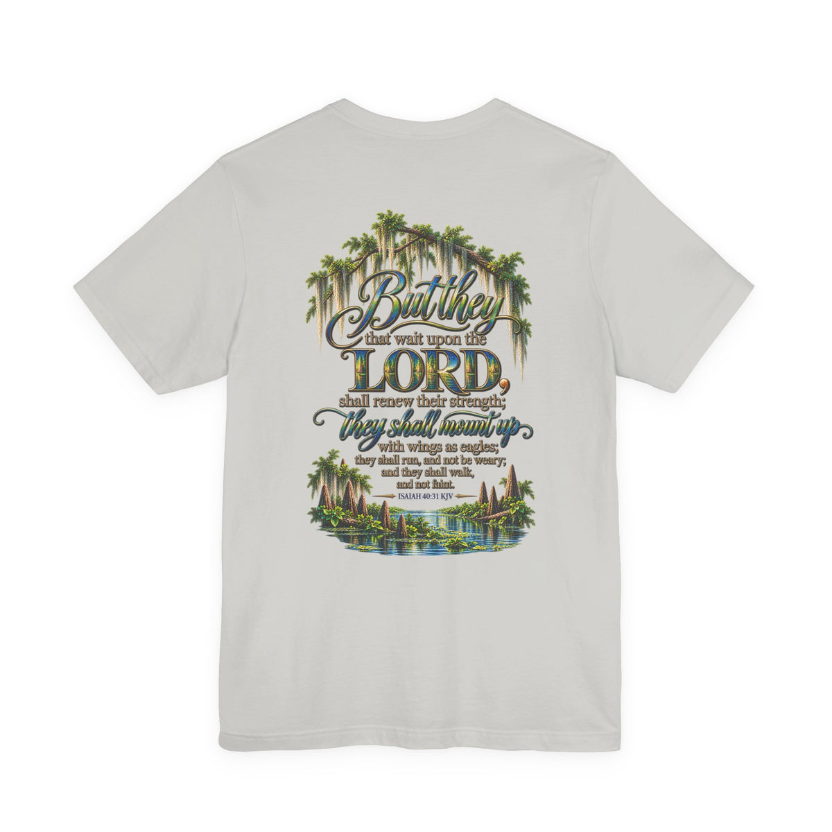 Wild Roam Co Unisex Tee-- Isaiah 40:31 Bayou Bird