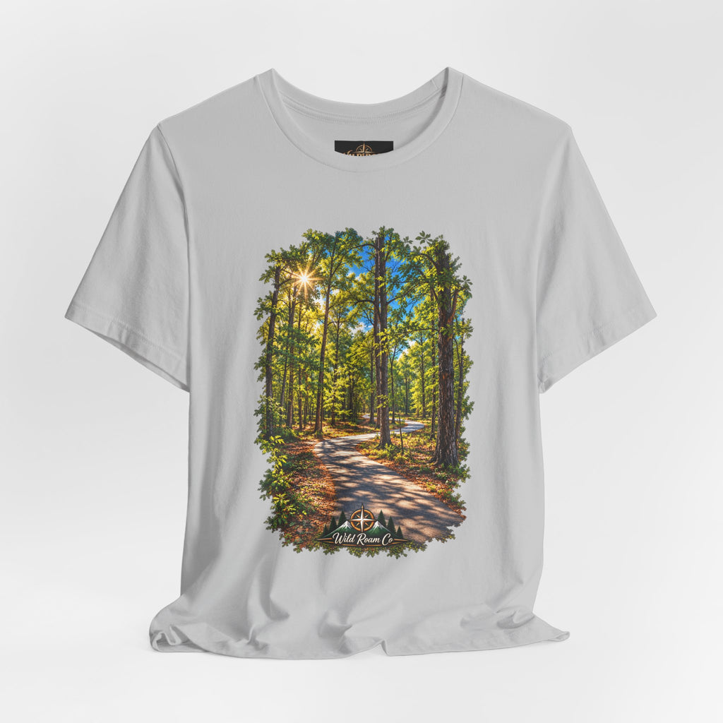 Wild Roam Co Unisex Tee-Psalms 119:105 Nature Path