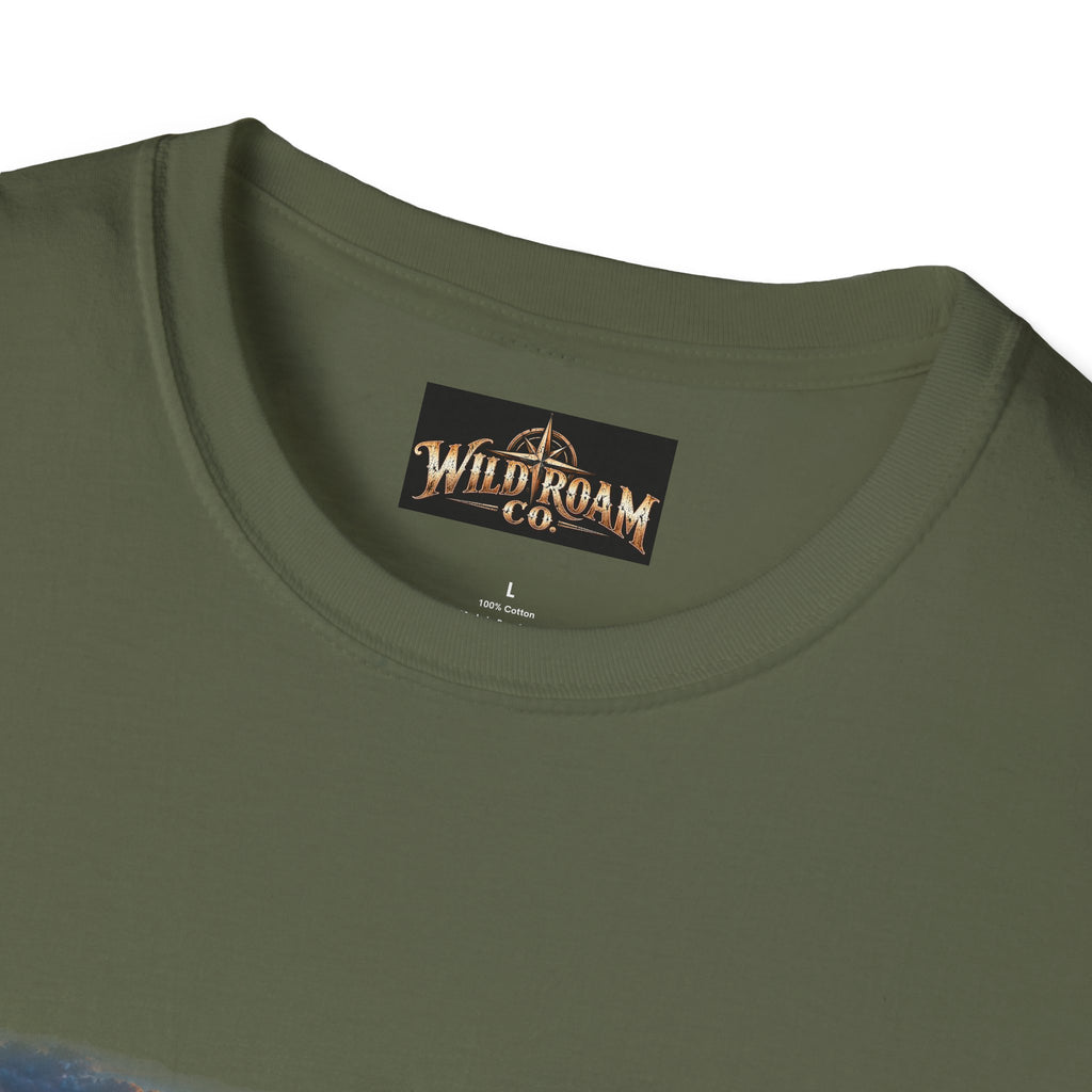 Men's T-Shirt — Wild Roam Co. Sunset Kayak Graphic Tee